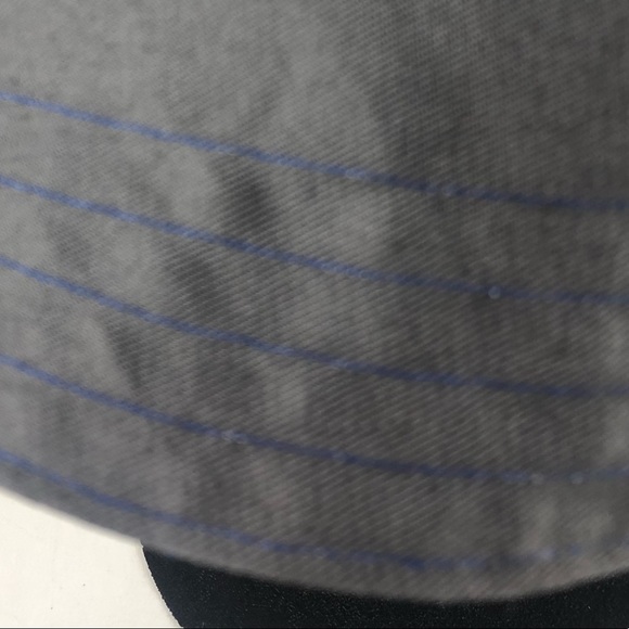 Bucket Hat Gray Denim & Penn State University Fabric New Handmade Nittany Lions - Picture 8 of 9